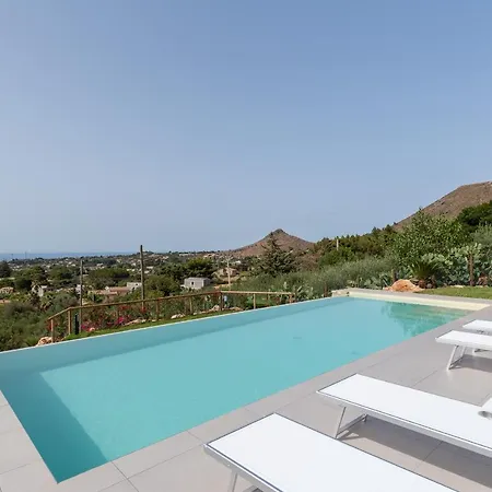 Vista Mare Con Piscina A Sfioro A Scopello Вилла *